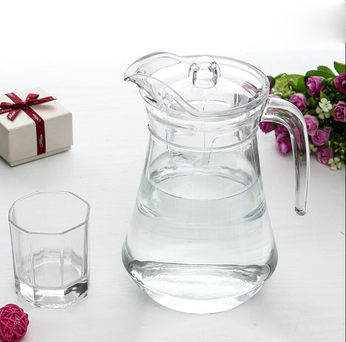 1.3L Large capacity glass jug water jug glass set