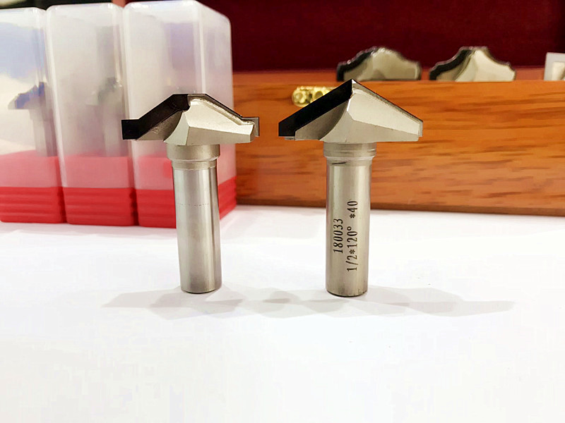用于木工的 1/2 v 形状路由位 120 ° v形槽铣刀钻头端铣刀