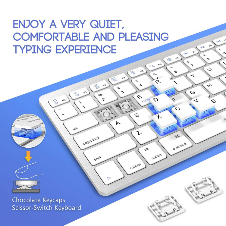 Hot sale OEM Clavier Azerty bluetooth keyboard wireless for ipad air/2/3/4