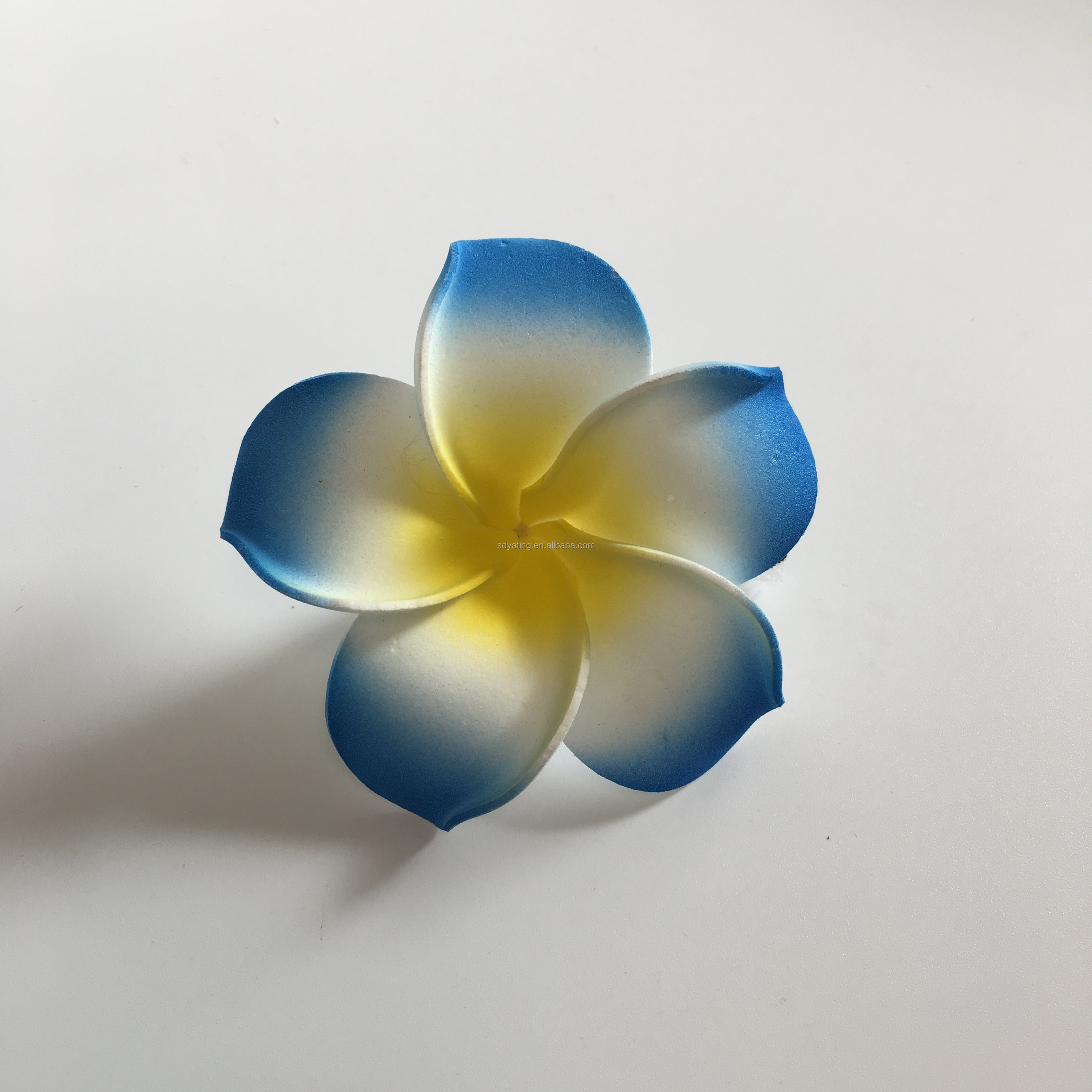 夏威夷海滩eva泡沫花夏威夷鸡毛花发夹夏威夷耳花用于帽子装饰