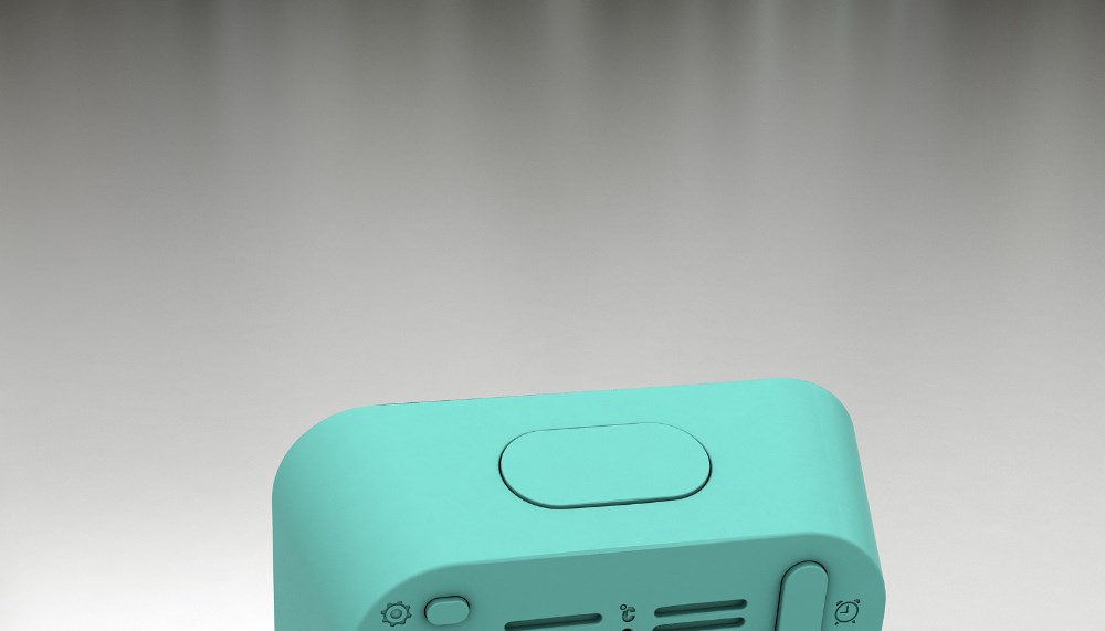 Newly ABS Digital Desk Clock with Backlight and Talking Function