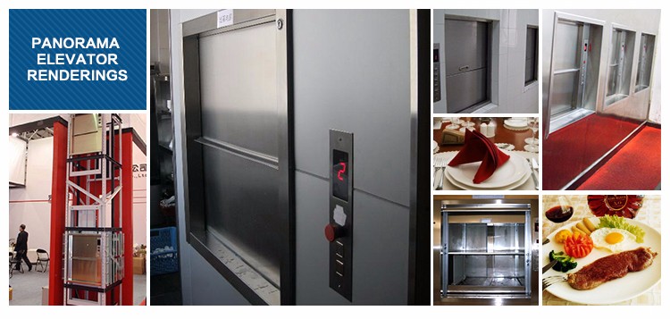 100-500kg kitchen dumbwaiter lift, automatic food service dumbwaiter elevator