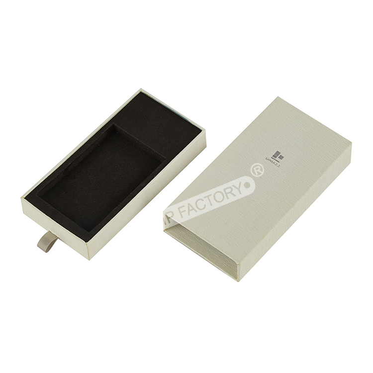 Low Price White Kraft Paper Cardboard In Matte Finish Drawer Packaging Slide Open Box