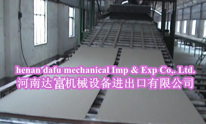Cheaper Automatic small capacity gypsum plasterboard sheet manufacturing equipment
