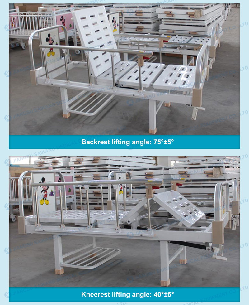 X04 Hospital Children Manual Paediatric Bed Price