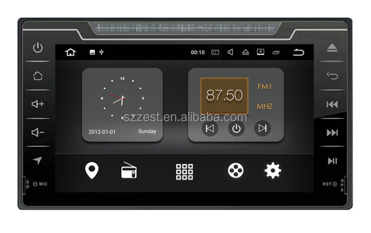 8" Android 10.0  touch screen Car DVD Player for Toyota Fortuner 2017 with Quad Core 2G+32G Auto Radio Multimedia NAVI