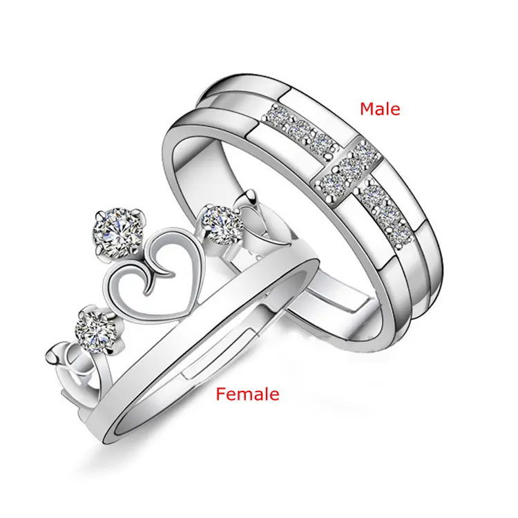 Buy Karatcart Platinum Plated Elegant Austrian Crystal Royal Queen Designer  Solitaire Ring Online