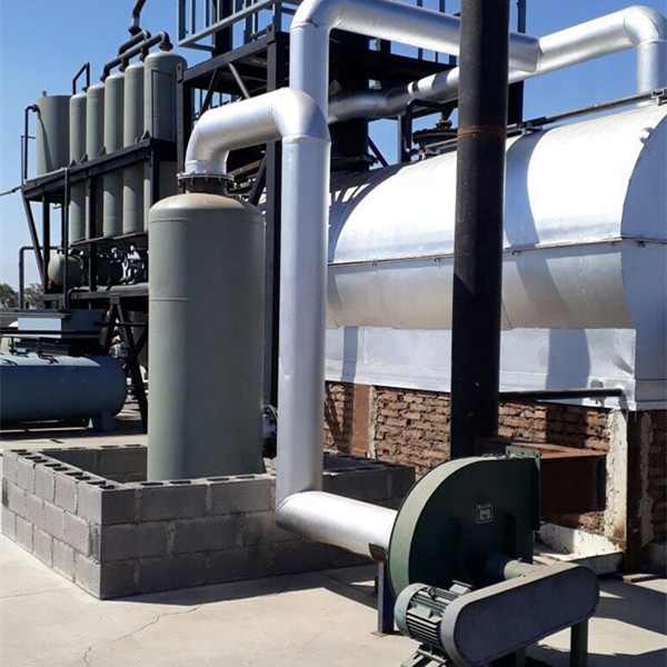 continuous waste used car oil crude petroleum oil refinery to