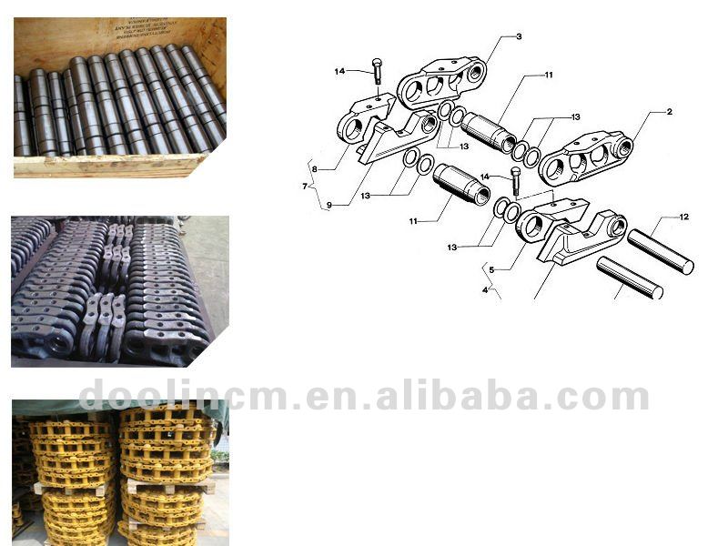 D5 Bulldozer Undercarriage Spare Parts - 5S0816 Dozer Track
