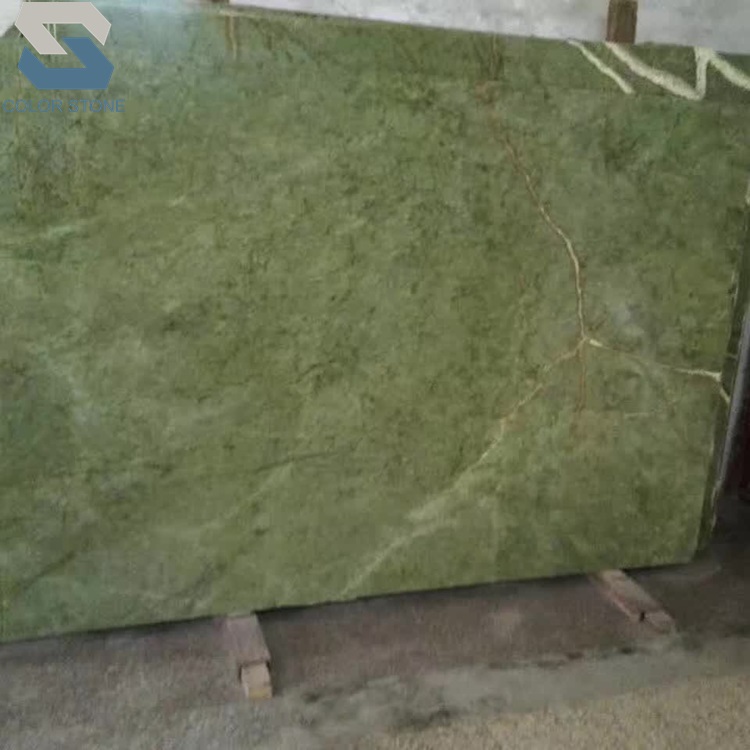 天然中国佛得角丹东明绿色大理石板和瓷砖地板瓷砖装饰价格