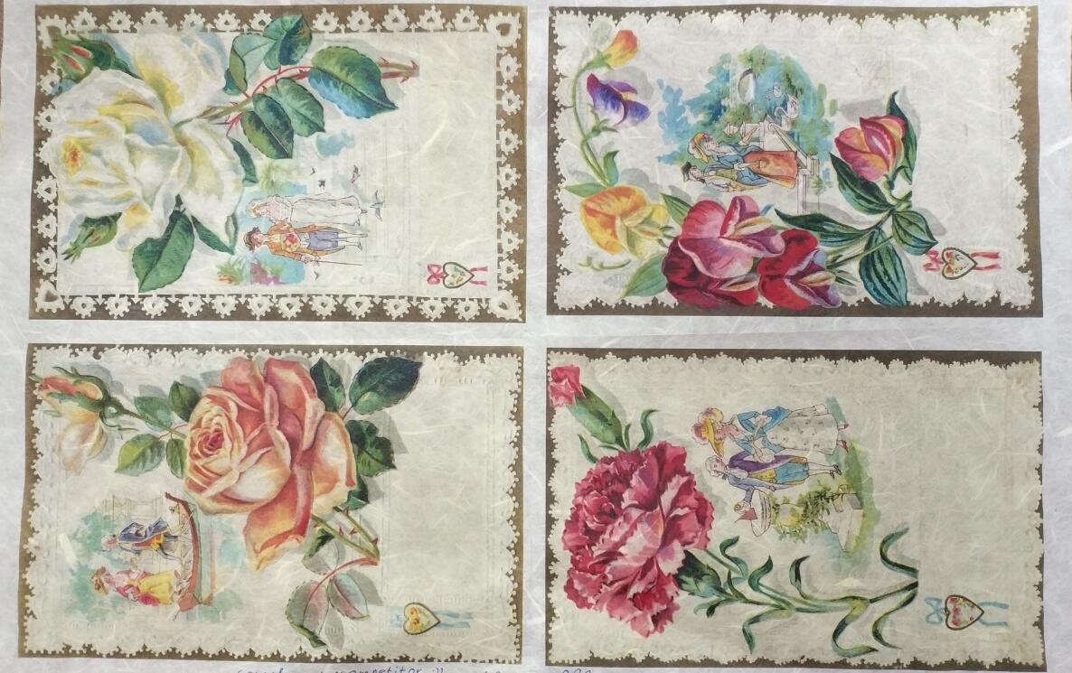 A3 size multi colors eco friendly natural mulberry decoupage printing rice paper 27gsm