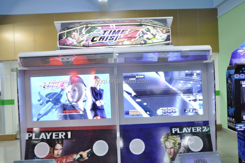 2 Players coin operated time crisis 3 4 5, ct5 arcade video simulator gun shoot game machine