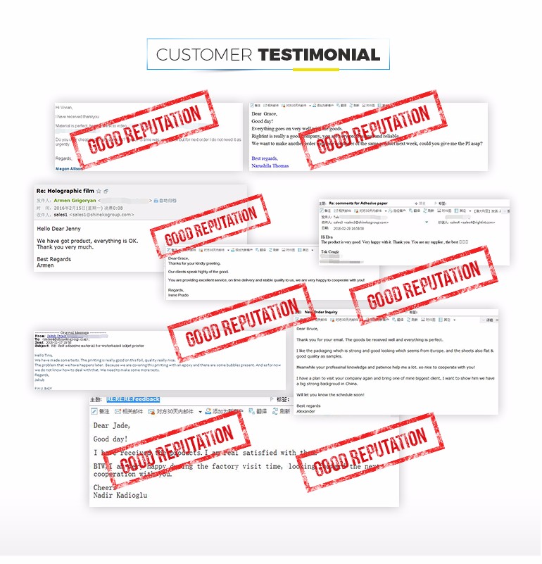 waterproof matt pp self adhesive inkjet paper