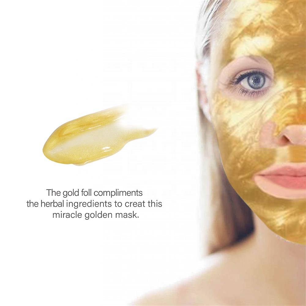 24K Gold Facial Mask Collagen Crystal Peel Off Anti-aging 200ml OEM /In Stock