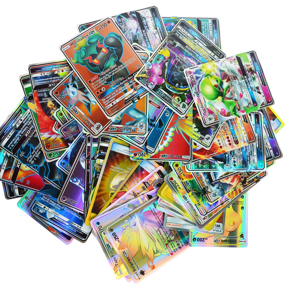 新しいポケモンGXカード用ポケモンカードゲーム120枚TCGカードセット超