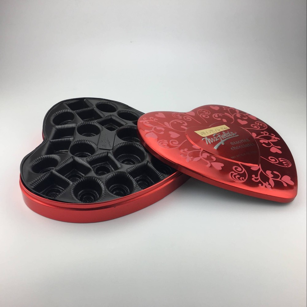 Extra Large Tin Containers Heart Shaped Cake Tins Wholesale Tin Boxes for Gifts