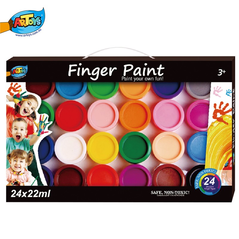 24色手指漆 - buy 24 color finger paint,acrylic paint sets for