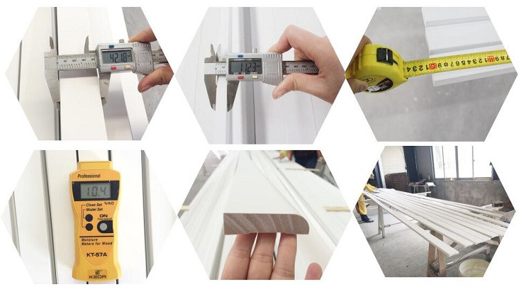 White Primed Wood Shoe Moulding Quarter Round Moulding