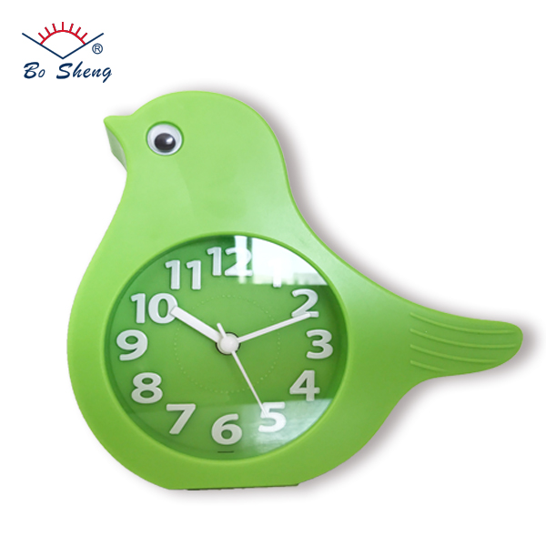新的动物形状闹钟为孩子的表装饰标志定制高品质世界时间时钟 (7003a