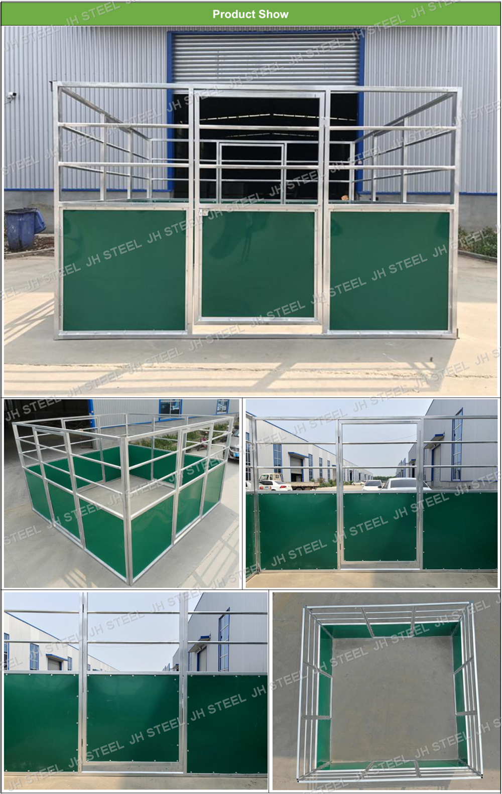 China Supply Equestrian Outdoor Moveable Temporary Used Portable Horse Stalls For Sale