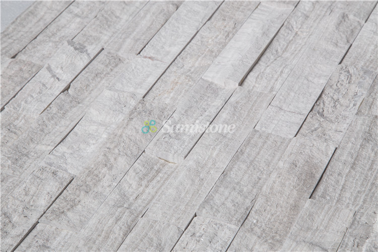 Samistone Stone Wall Tiles Outdoor Wood Grain Stone Wall Decorative Stone Tile Culture Stone