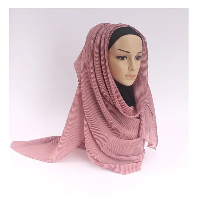 GEERDENG Bestseller Most Beautiful Extra Long Plain Islamic Muslim Scarf Hijab Ladies Fashion TR Cotton Scarfs for Germany