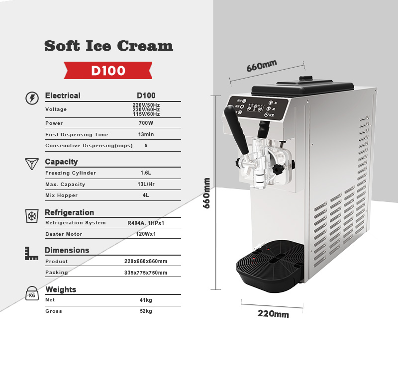 Trái Cây Nhỏ Thương Mại Mềm Phục Vụ Ice Cream Maker Máy Maquina De Helidos Giá Rẻ Sữa Chua Đông Lạnh Ice Cream Máy Bán