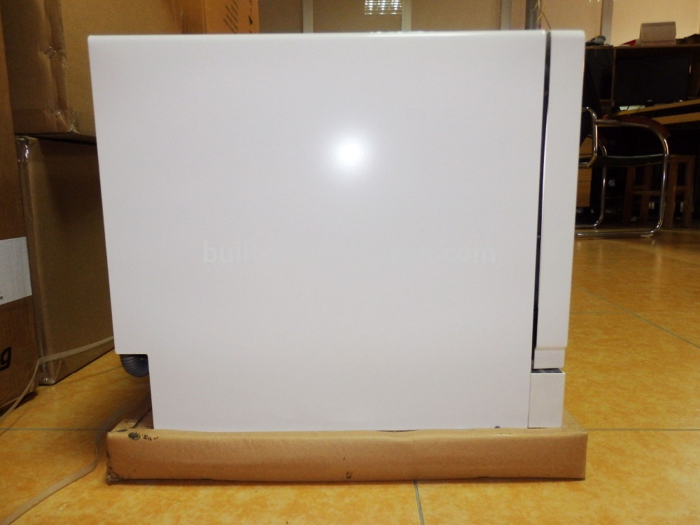 6 places setting stainless steel automatic counter top dishwasher