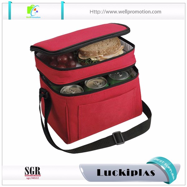 Borse per il pranzo isolate promozionali economiche da 6 lattine per uomo