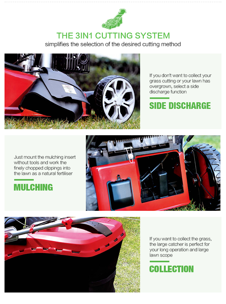 LEO LM48Z-2L-P/LM48Ze-2L-P Grass Cutter Machine Folding Handle 4-Stroke Gas zero turn Lawn Mower