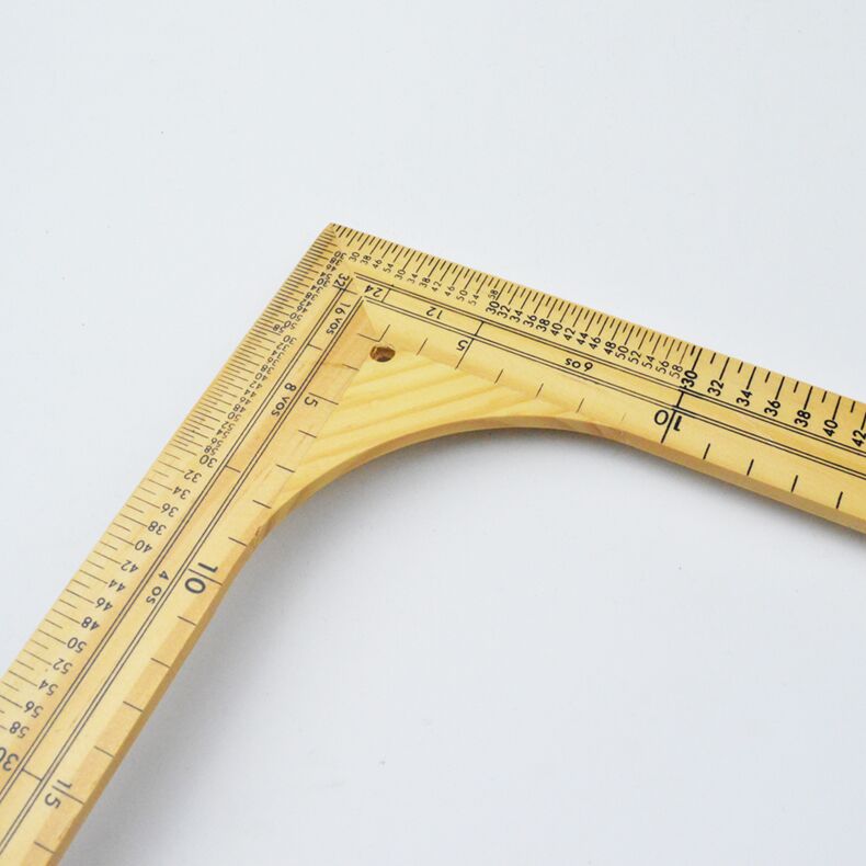 OEM Measuring Tools 60cm Angle L Shape Square Wooden Ruler