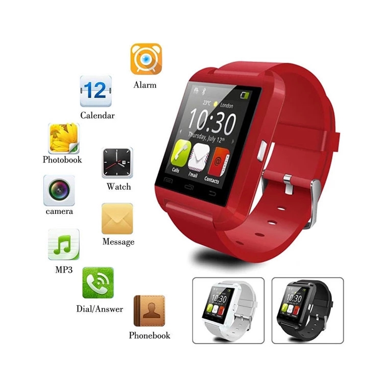 U8 Smartwatch Intelligent Fitness Tracker with Sim Card