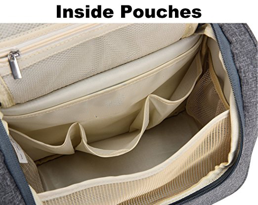 Borsa da toilette da viaggio da appendere Organizer per cosmetici, trucco e articoli da toeletta