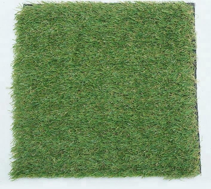 热卖合成草地毯地砖,耐用的人造草坪批发花园的人造草坪, 体育和家庭