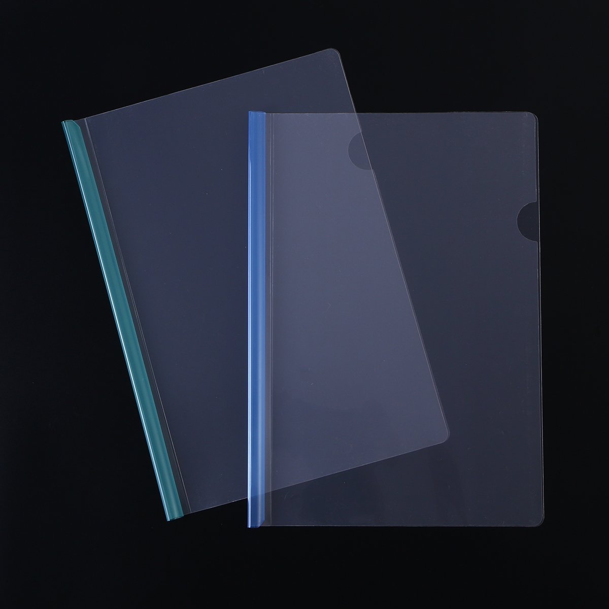 透明透明塑料文件夹滑动酒吧报告封面 a4 报告封面组织者活页夹