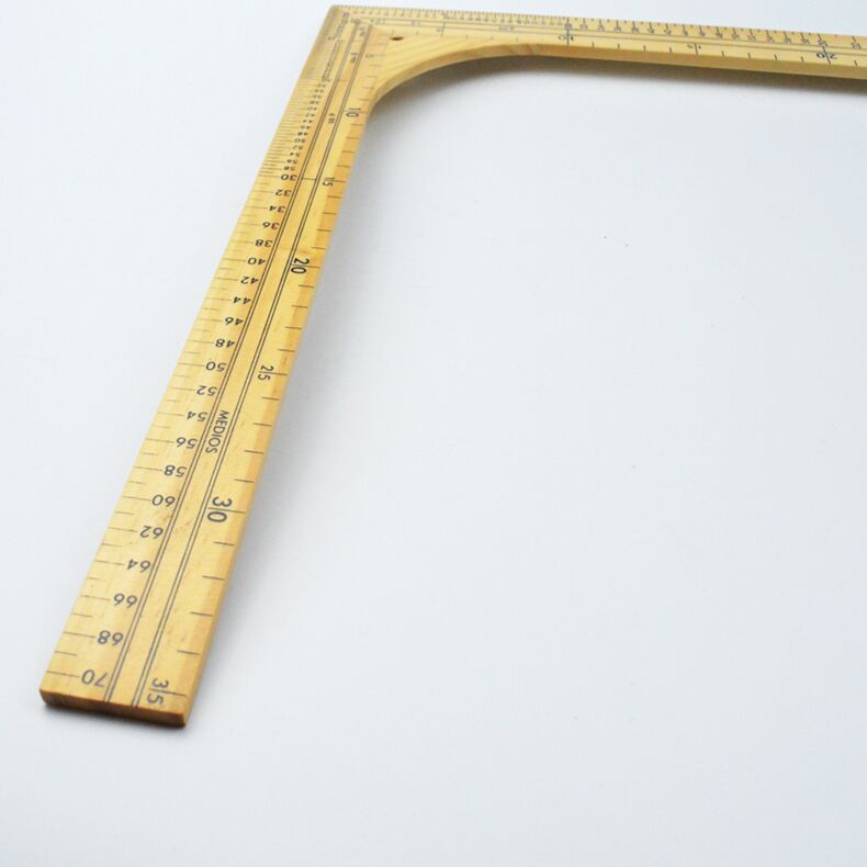 OEM Measuring Tools 60cm Angle L Shape Square Wooden Ruler