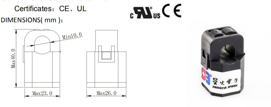SCT 0.33v Three phase/single phase flexible Current Transformer Rogowski Coil Manufacturer