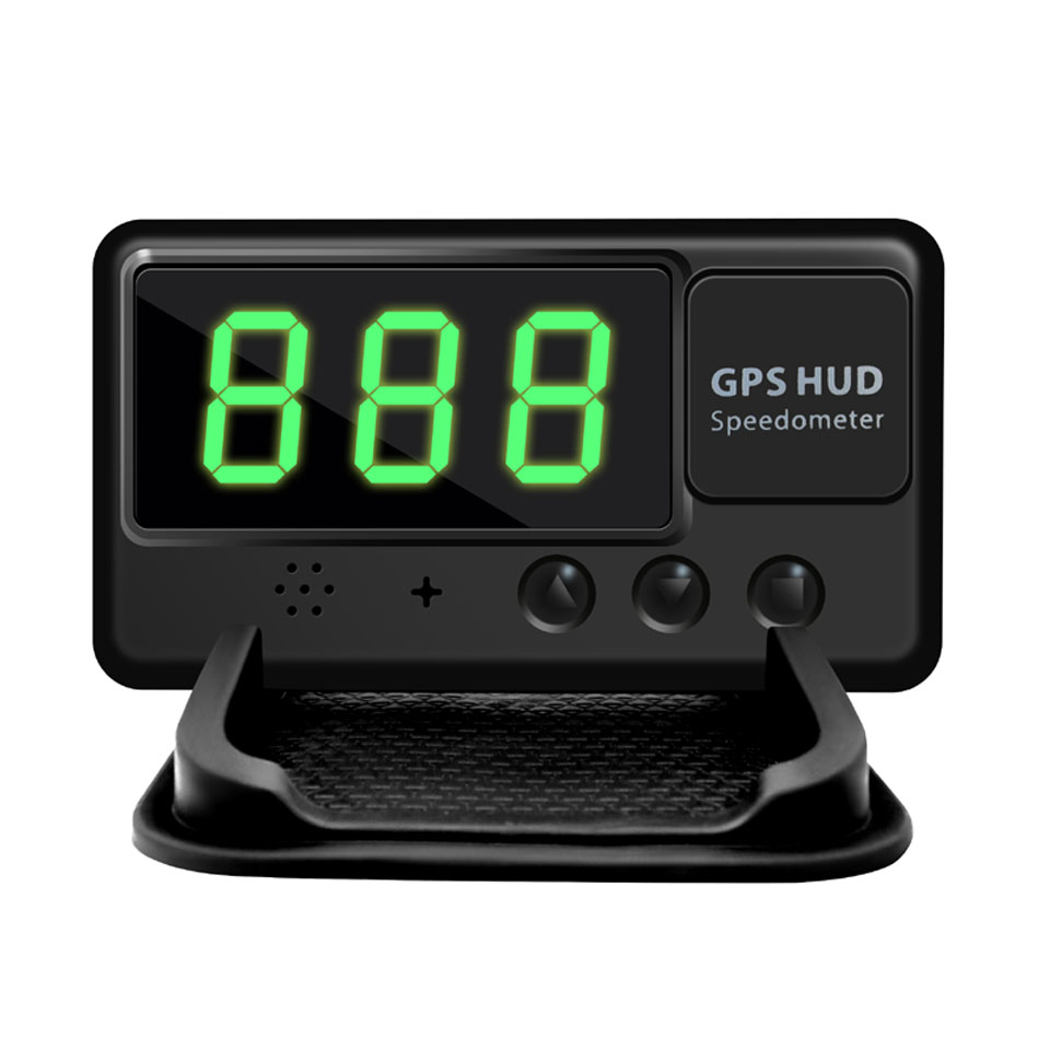 vjoy 速度监测设备里程显示 c60 超速报警 gps 汽车 hud 测速仪适用于