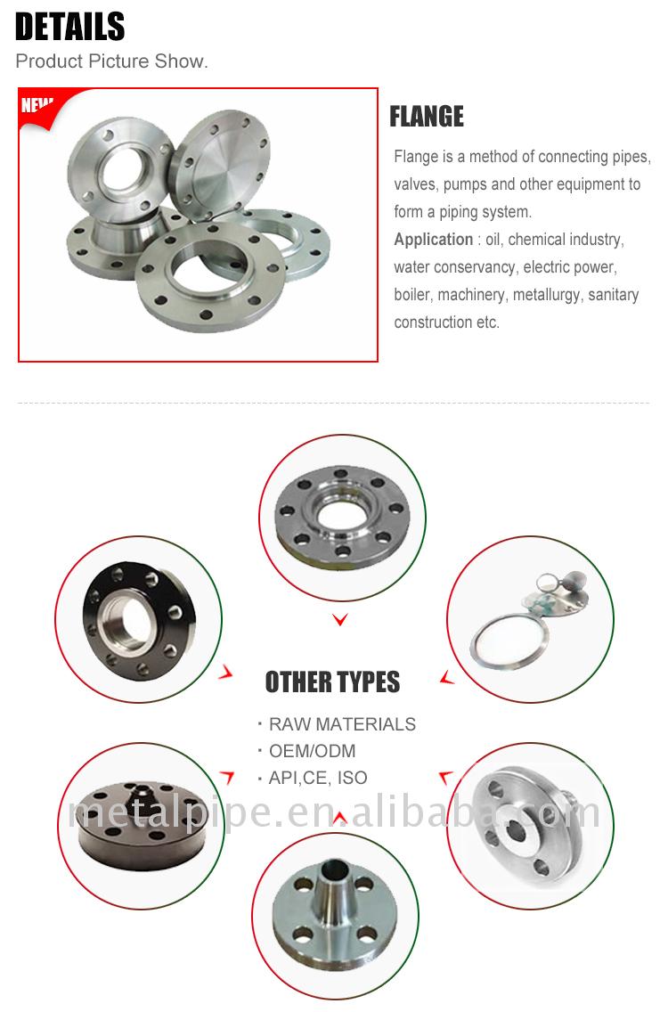 Stainless Fittings CL1500  24" STD WN Flange  SCH80 A182 Grade F316L Forged Steel Flanges