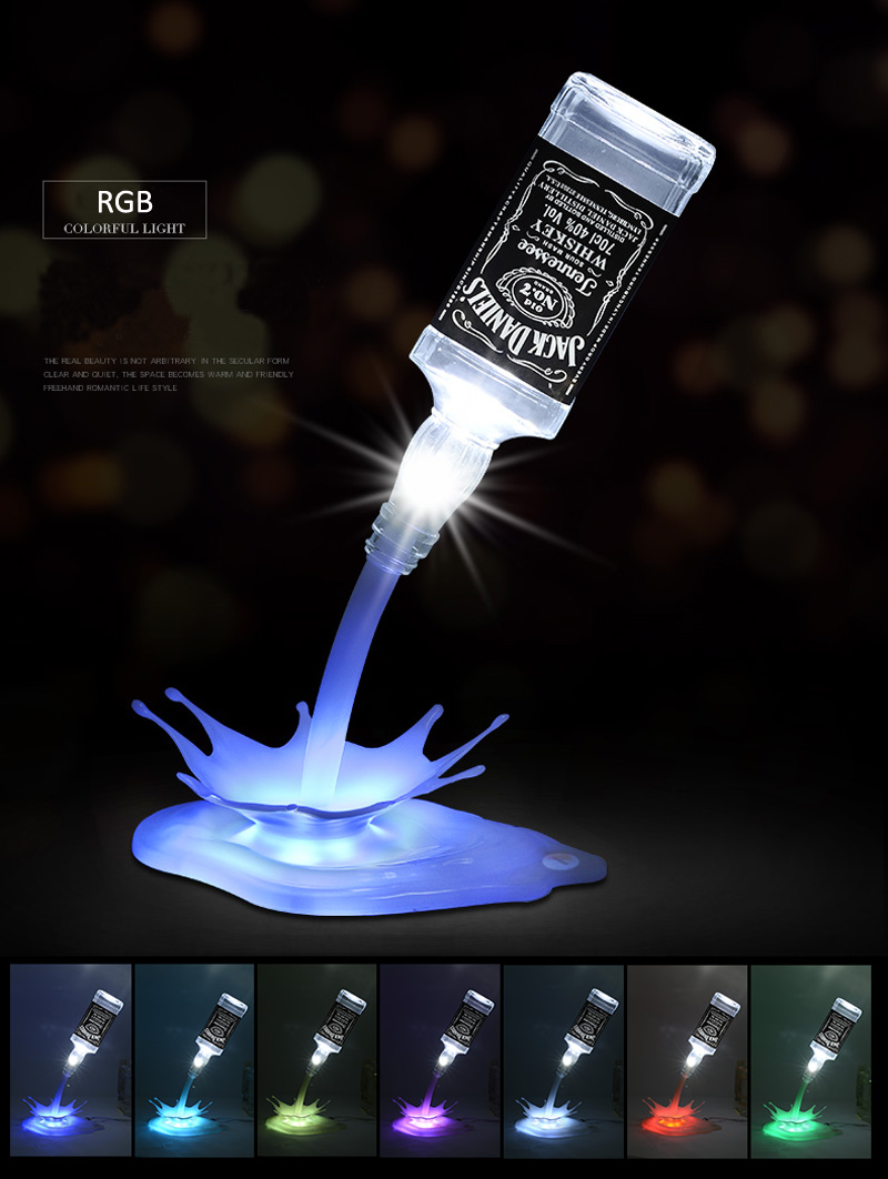 2019 Rechargeable Touch Desk wine pouring lamp for Bar Cafes Restaurant
