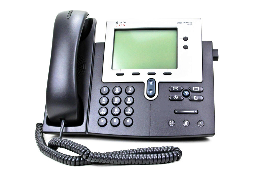 (未使用･未開封品)Cisco Unified IP Phone 7942G - VoIP-Telefon - SCCP, SIP - Silber, Dunkelgrau Amazon.com : Cisco CP-7942G Unified IP Phone SCCP PoE