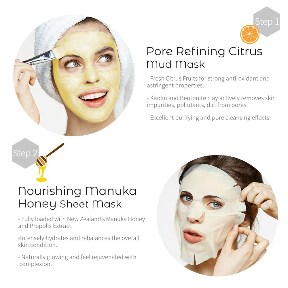 Private Label Organic Pore Refining Nourishing Manuka Honey Stylish Face Mask Plastic Bag Sheet Female 3 Years Sample Size