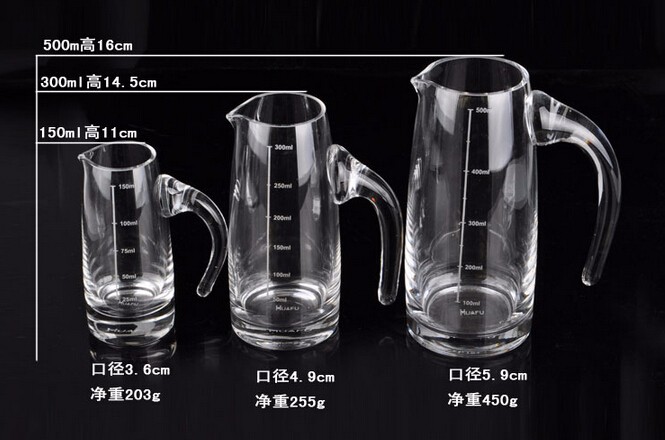 Wholesale bulk crystal wine measure glass decanter