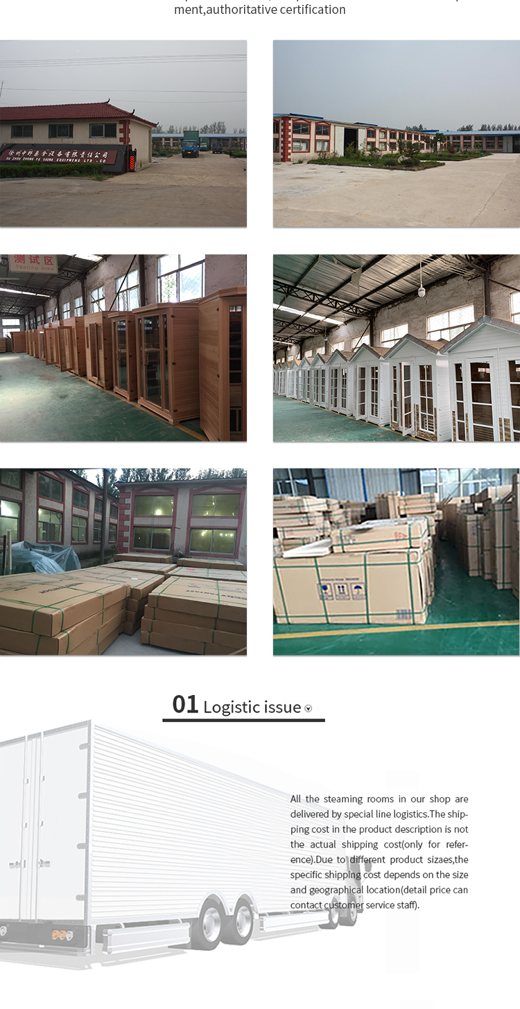 2019 new style red cedar traditional steam sauna room