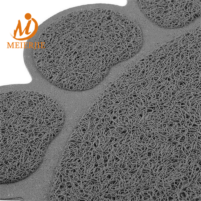 pet accessory paw prints cat litter trapper mat
