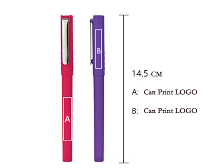 Colorful Promotional Plastic Gel Pens with Custom Logo