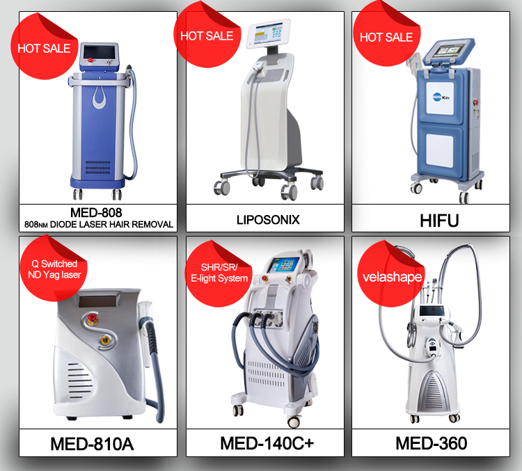 Med 860 q-switched nd-yag-лазера машины для удаления татуировки и пигментацией