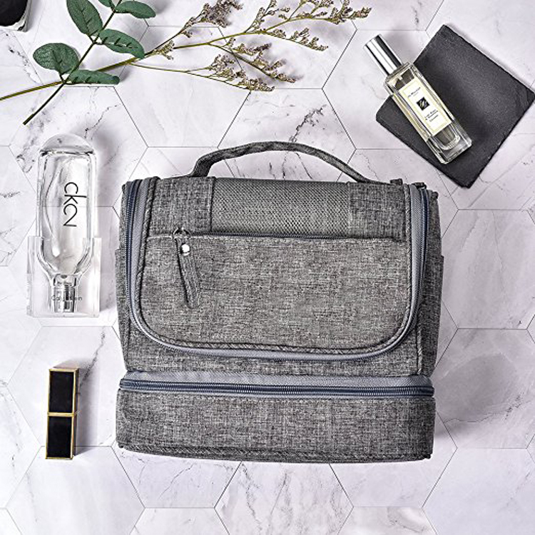 Borsa da toilette per bagno a due strati