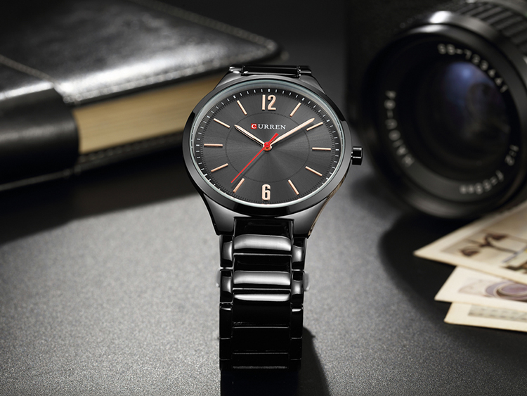 CURREN — montre à Quartz en cuir pour hommes, marque de luxe, en mode, décontractée, Sport, bracelet, horloge, 8280