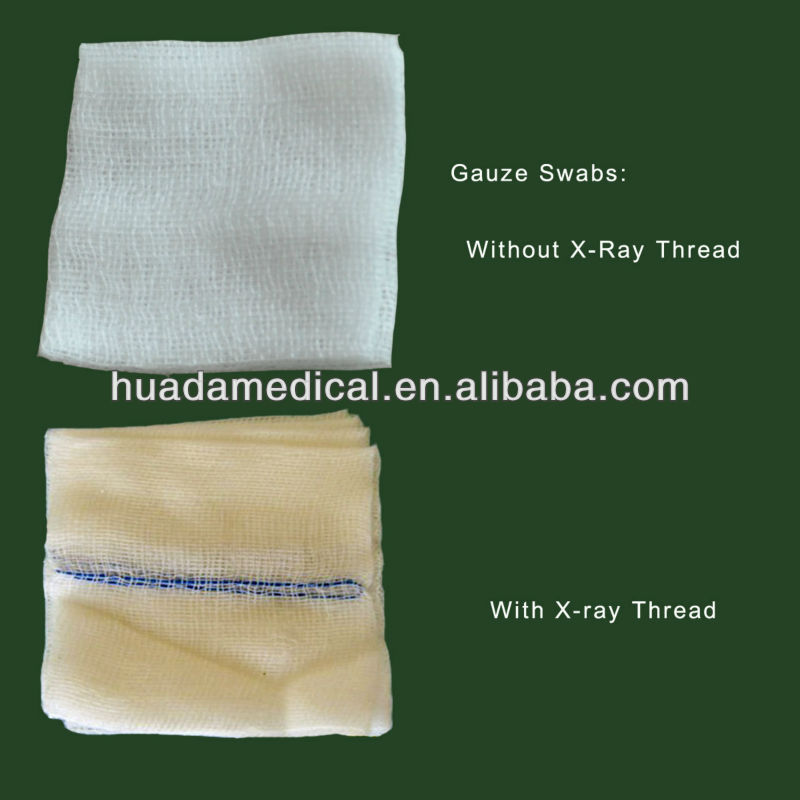 Medical sterile gauze swabs from china